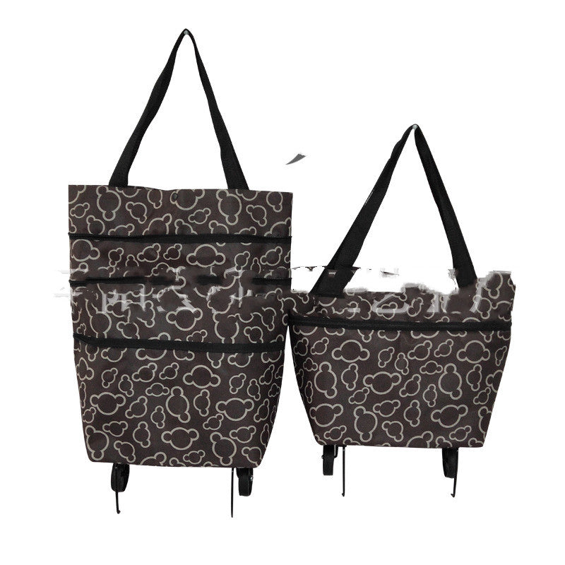 Foldable High Quality Tug Bag Shopping Cart