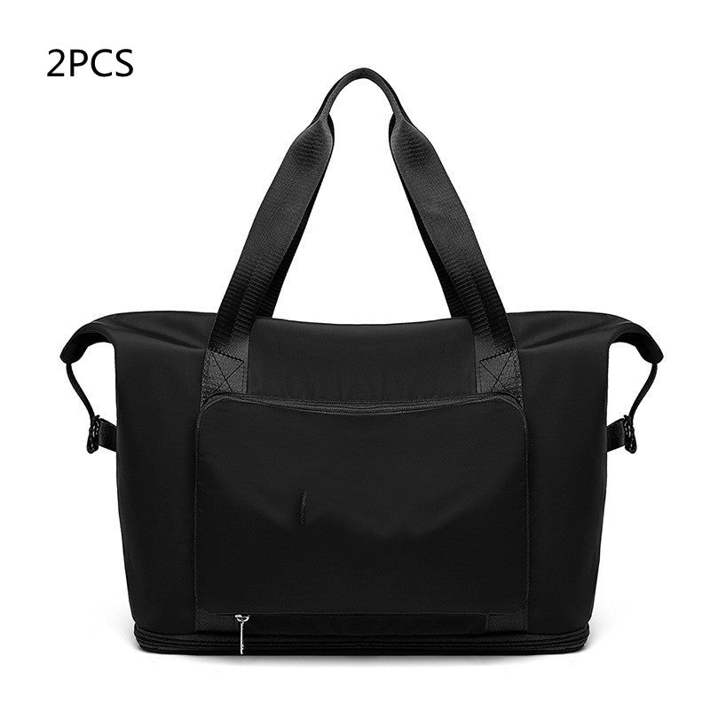 Foldable Large Capacity Women Gym Bags Shoulder Bag