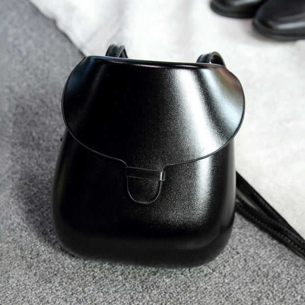 MABULA Classic Vintage Messenger Bag Simple Luxury Designer Saddle Flap Shoulder Bag
