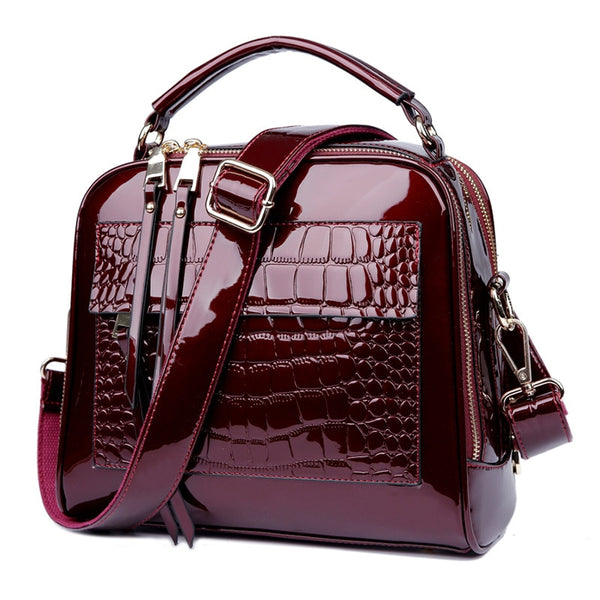 Luxury Crocodile Leather Handbag