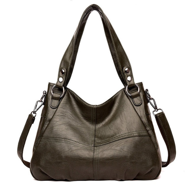 Genuine Leather Large Capacity Tote