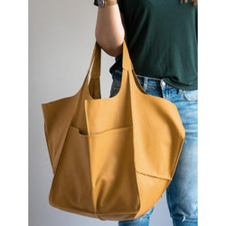 Oversized PU Leather Tote