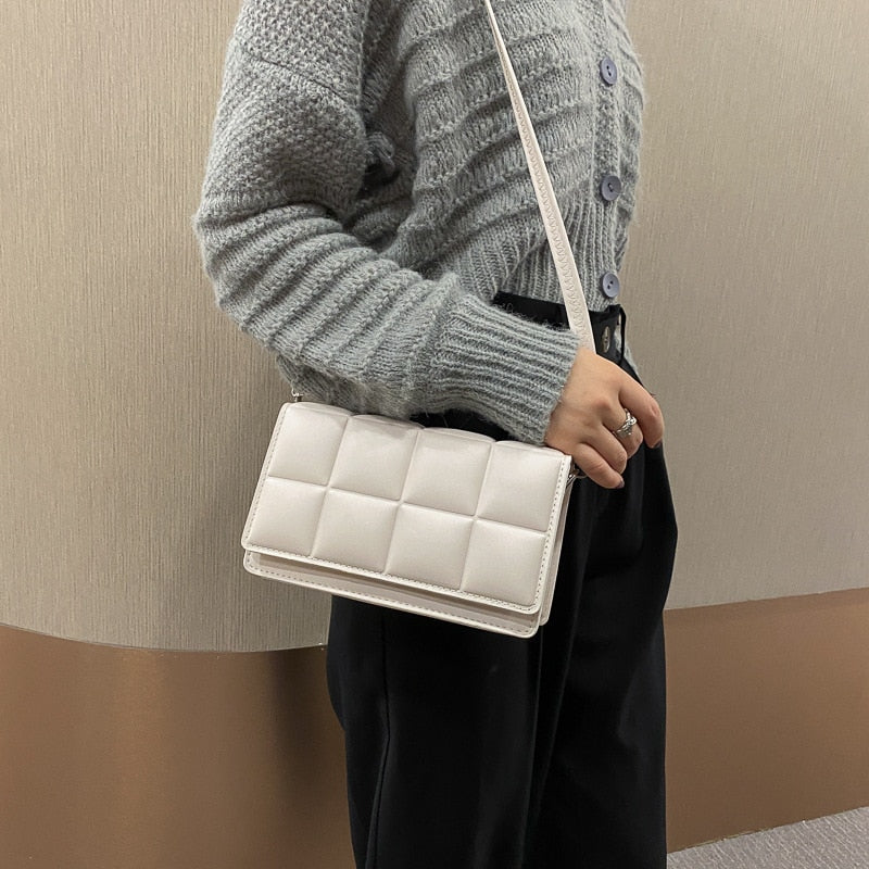 2021 New Fashion Shoulder Bag Designer Handbags for Women Crossbody Bags PU Leather Flap Women Messenger Bags Black